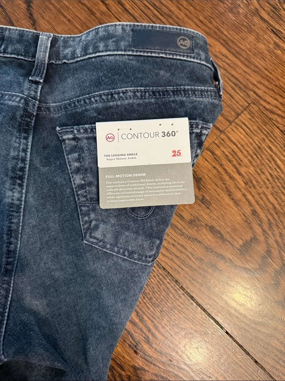 Ag Adriano Goldschmied Contour 360° Dark Blue Denim Jeans